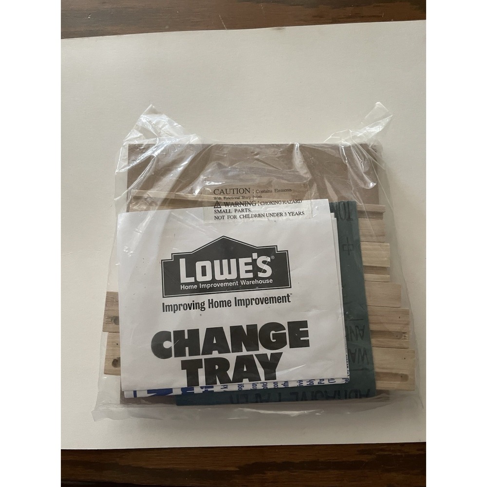 Lowe's Build and Grow Project Kits for Kids Change Tray